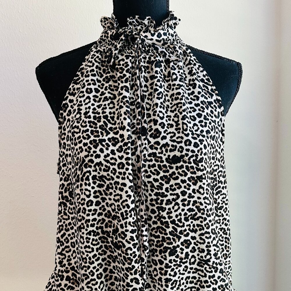 COPY - Soho New York & Company Sleeveless Leopard Blouse